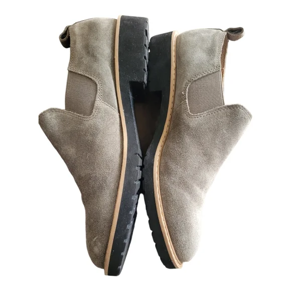 Franco Sarto Womens Cole Gray Suede Ankle Booties. - Picture 5 of 5